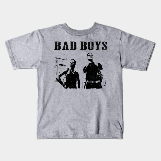 Bad Boys // movie retro Kids T-Shirt by akunetees